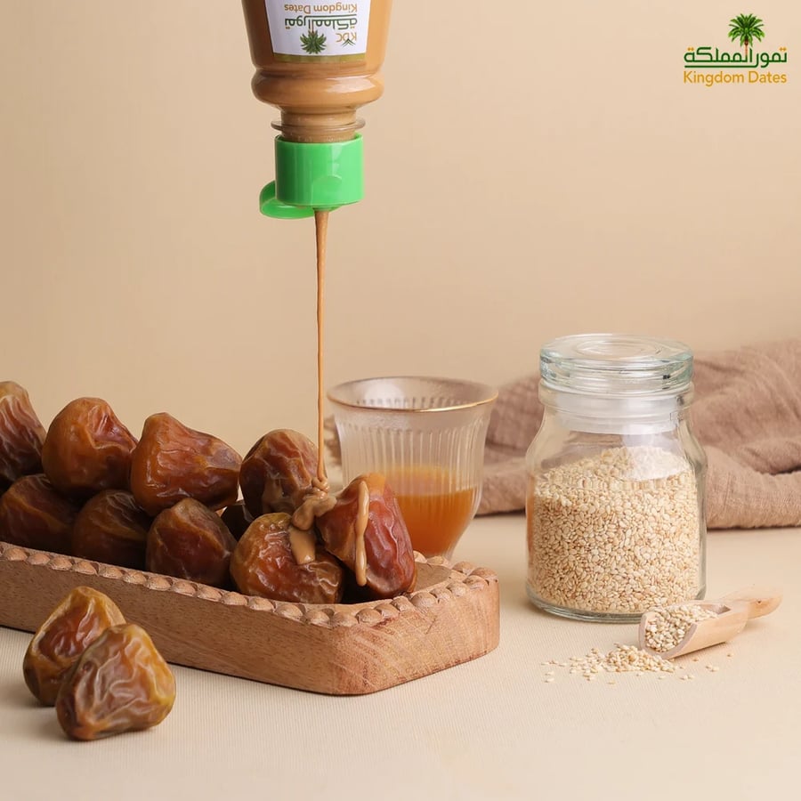 طحينة السمسم الفاخرة بطعم غني وجودة عالية - تمور المملكة