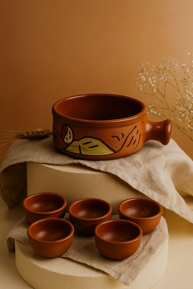 صحن فخار