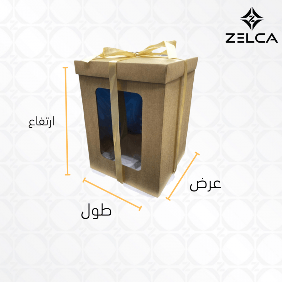 علب كيك مرتفع