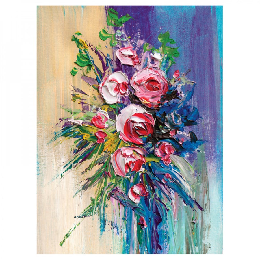 A wall art painting for home decor printed on a lightweight rigid board without a frame, size 80 × 60 cm