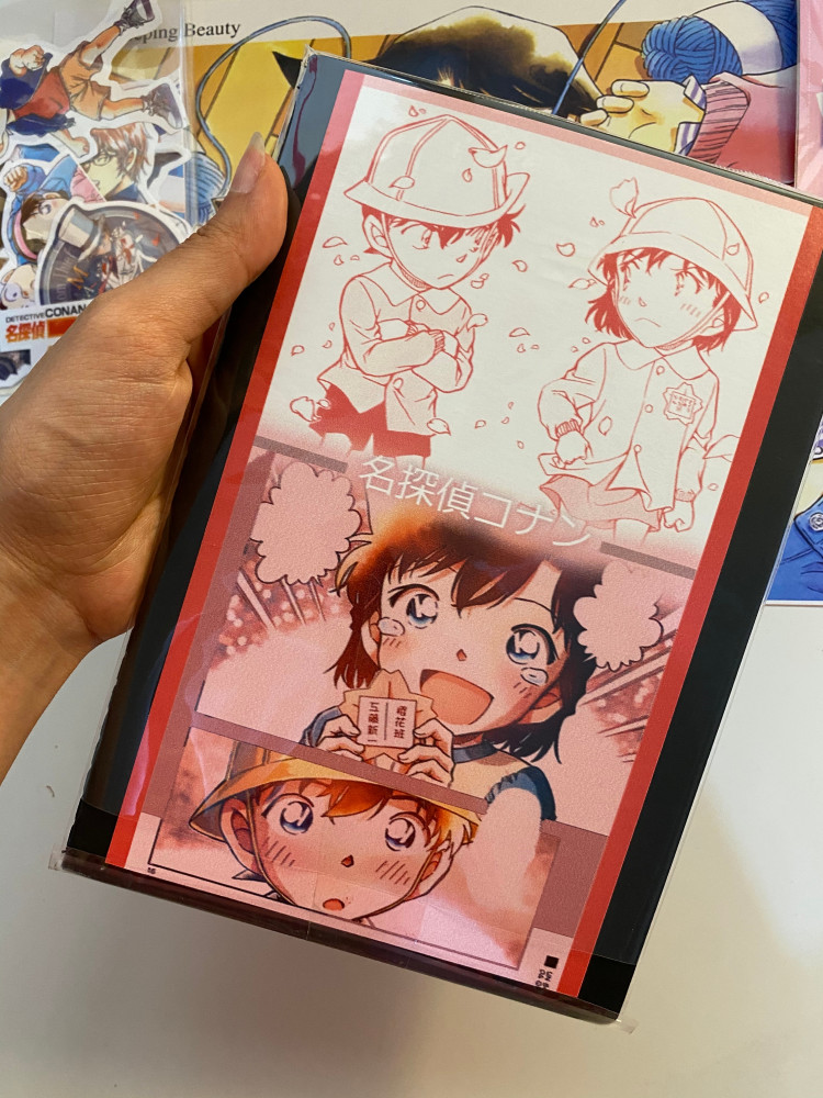 Detective Conan pink note book