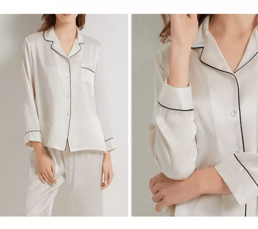 Soft silk pajamas 100% natural silk