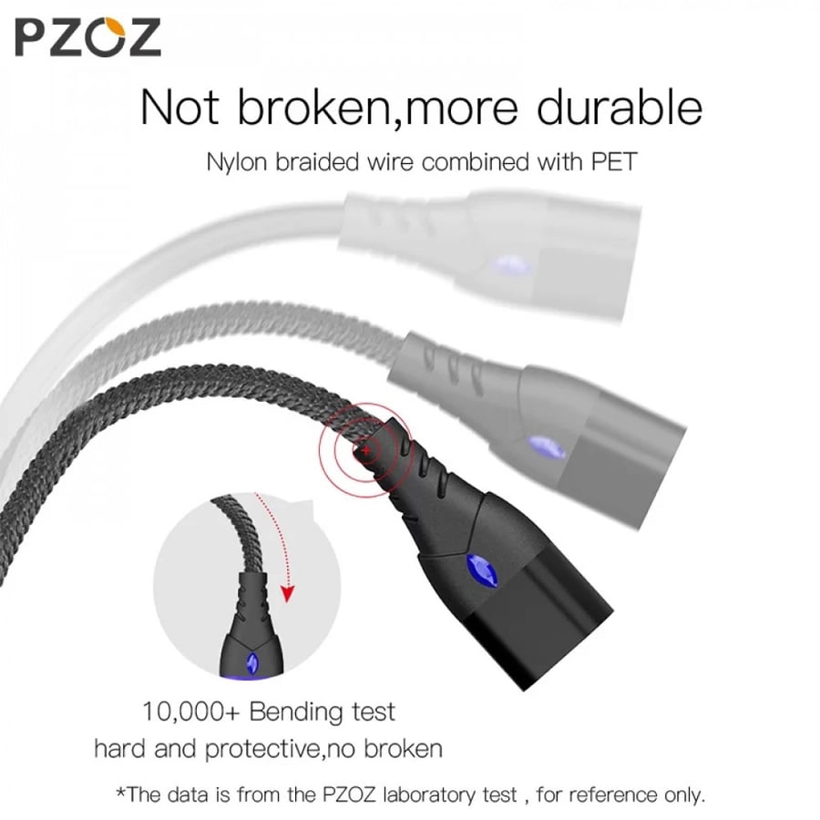 PZOZ | SuperCharge Magnetic Lightning Cable | 5A 1M