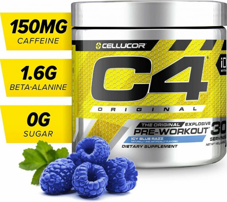 عالم العضلات muscles world مكملات غذائية طاقة و ضخ الدم c4 original