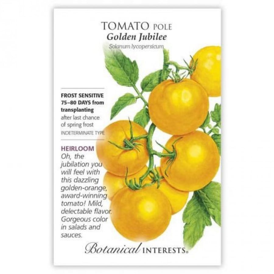 بذور طماطم يوبيل الذهبي " متسلق" - Golden Jubilee Pole Tomato seeds