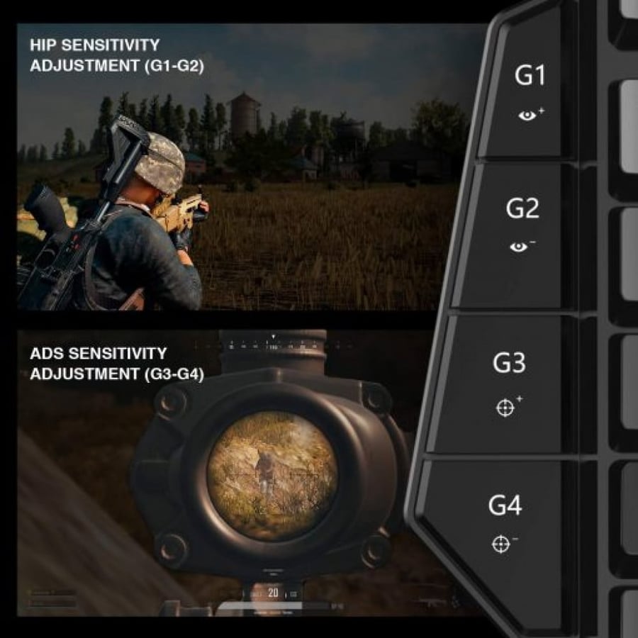 GameSir VX، كيبورد وماوس ميكانيكي للألعاب، مجموعة ألعاب لاسلكية، كيبورد ميكانيكي، ماوس قابل للتخصيص، GameSir G-Cruiser.
