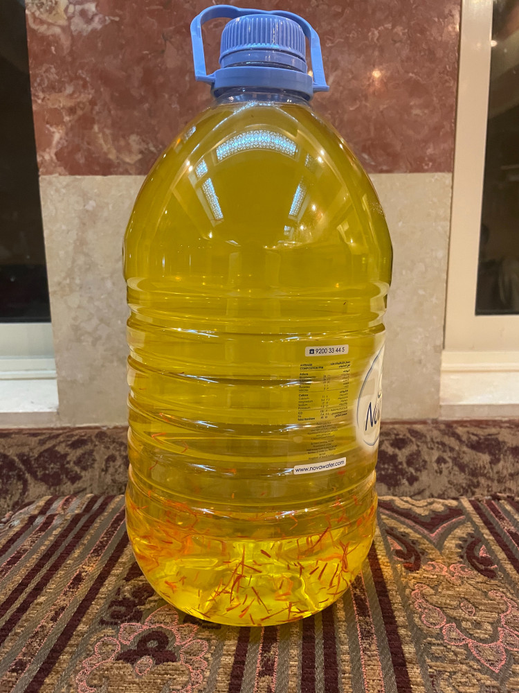 ماء مقري بالزعفران 5 لتر