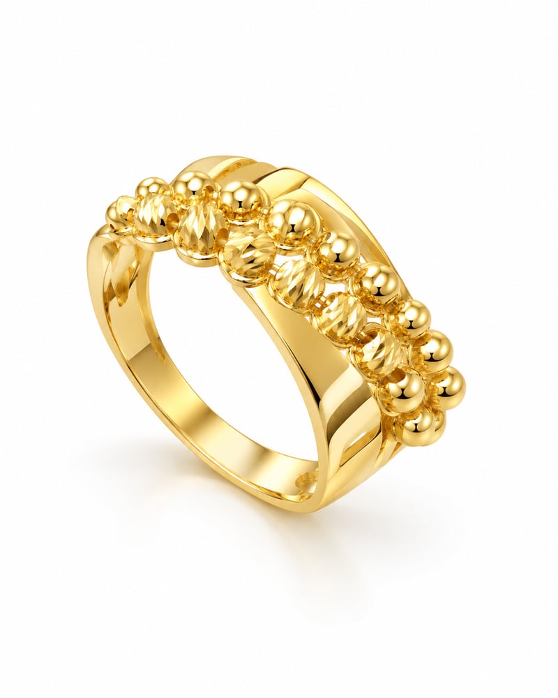 خاتم ذهب عيار 18