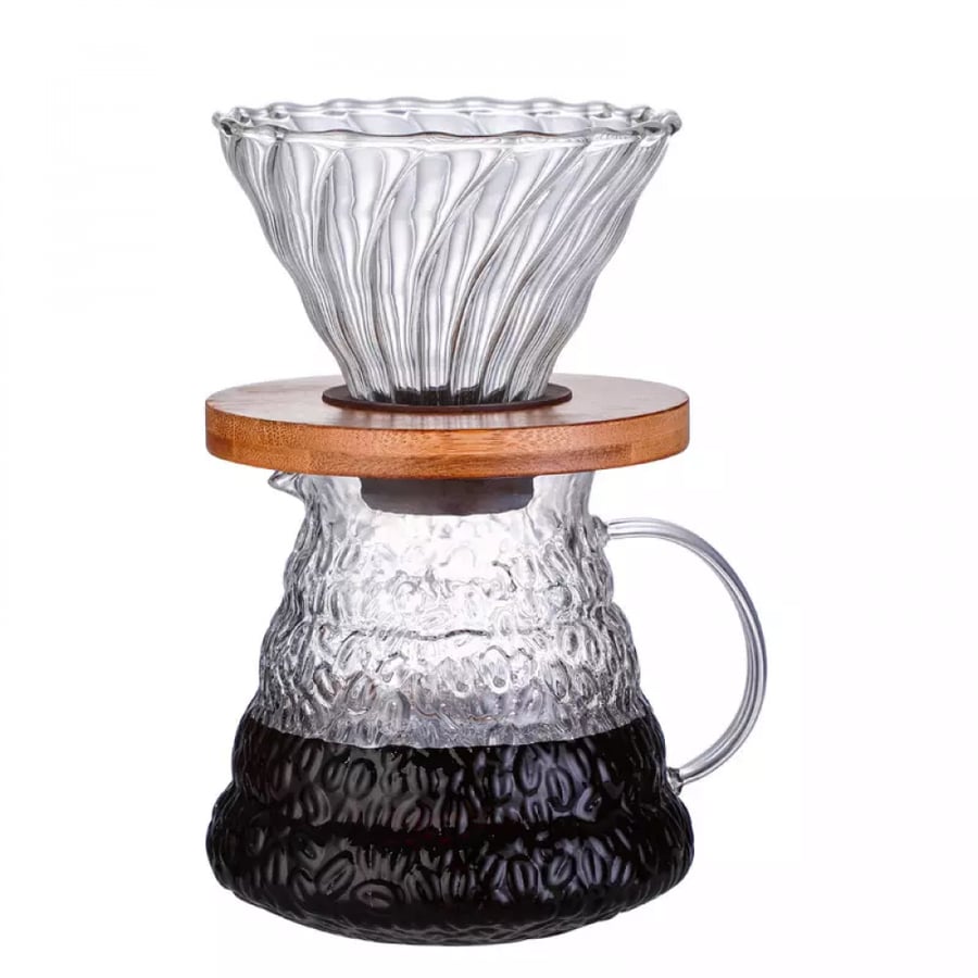 قمع ترشيح V60 زجاجي 02