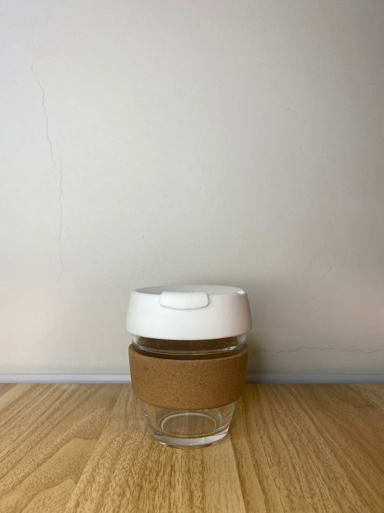 كوب زجاجي حافظ للحرارة 250ml