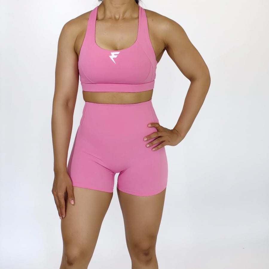 Baby pink fit short