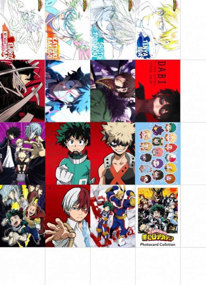 Boku no Hero Academia photocard