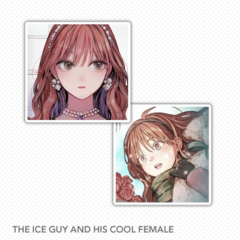 the ice guy and his cool female sticker 1