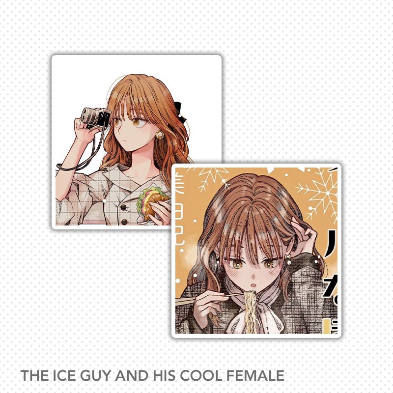the ice guy and his cool female sticker 1