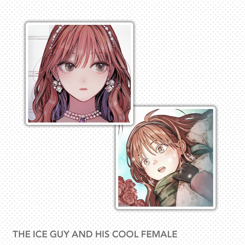 the ice guy and his cool female sticker 1