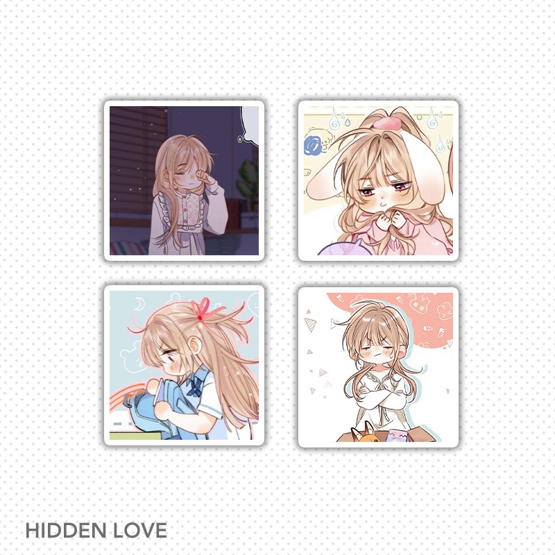 hidden love sticker