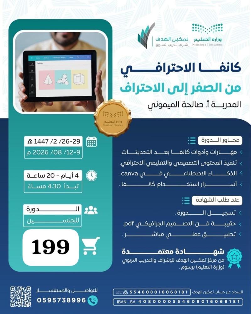 كانفا الاحترافي من الصفر إلى الاحتراف