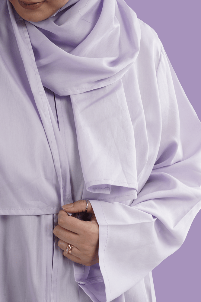 شرشف صلاة الياقوت قطني موف فاتح
