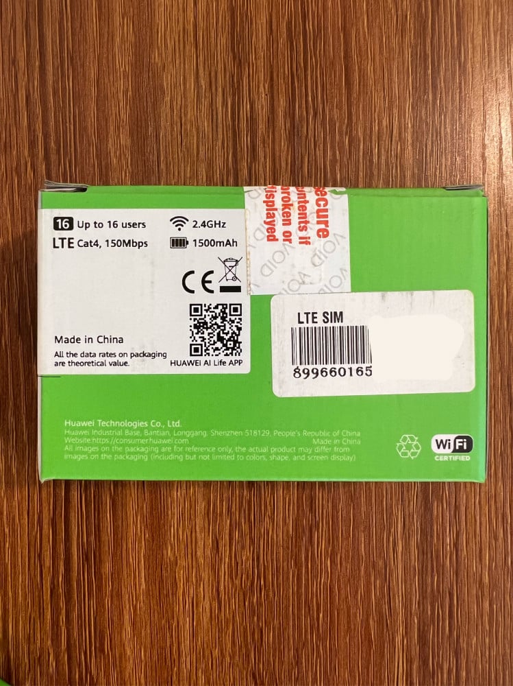 تقسيط راوتر جو ماي فاي MiFi متنقل 4G مع شريحة بيانات مفتوح بدون استخدام عادل(على ابراجSTC)