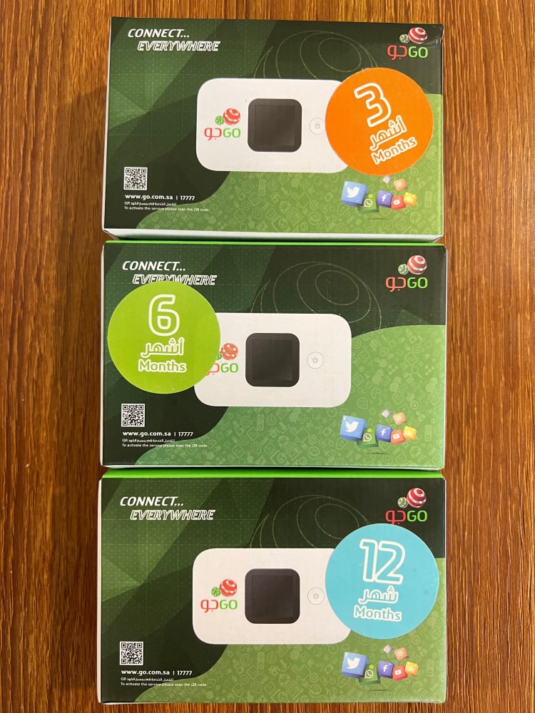 تقسيط راوتر جو ماي فاي MiFi متنقل 4G مع شريحة بيانات مفتوح بدون استخدام عادل(على ابراجSTC)
