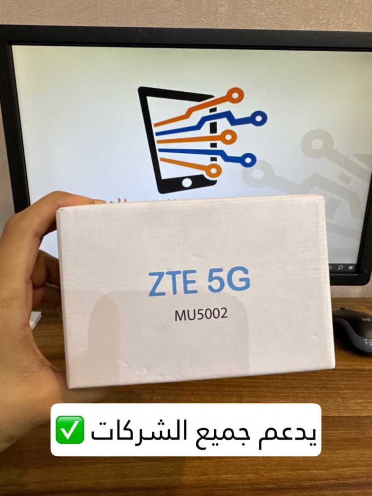تقسيط راوتر متنقل زي تي اي 5جي  منفذ ايثرنت الاصدار الجديد ZTE 5G MiFi MU5002 Router