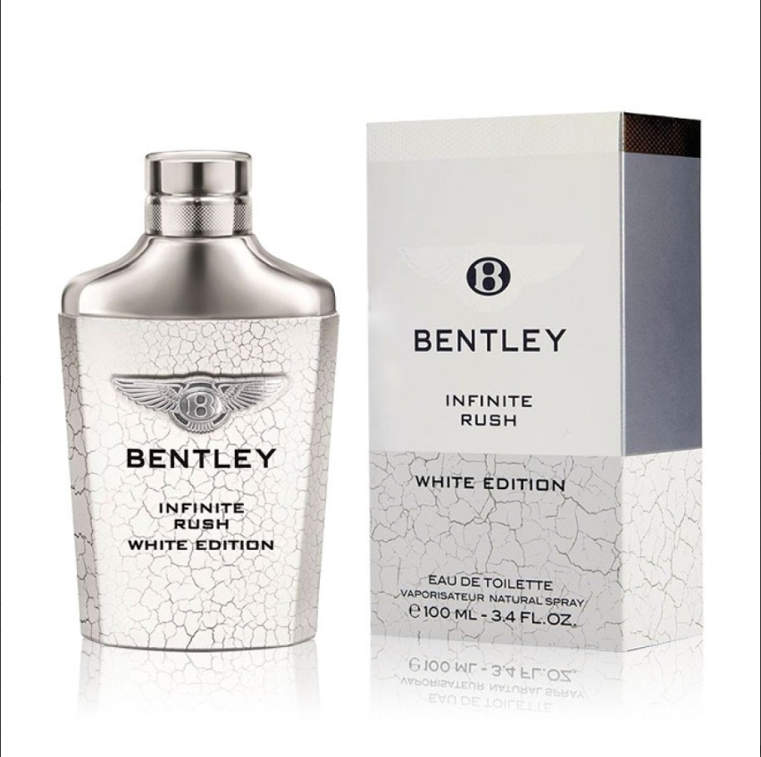 Infinity perfume, White Edition, for men, or Eau de Toilette, from Bentley - 100 ml