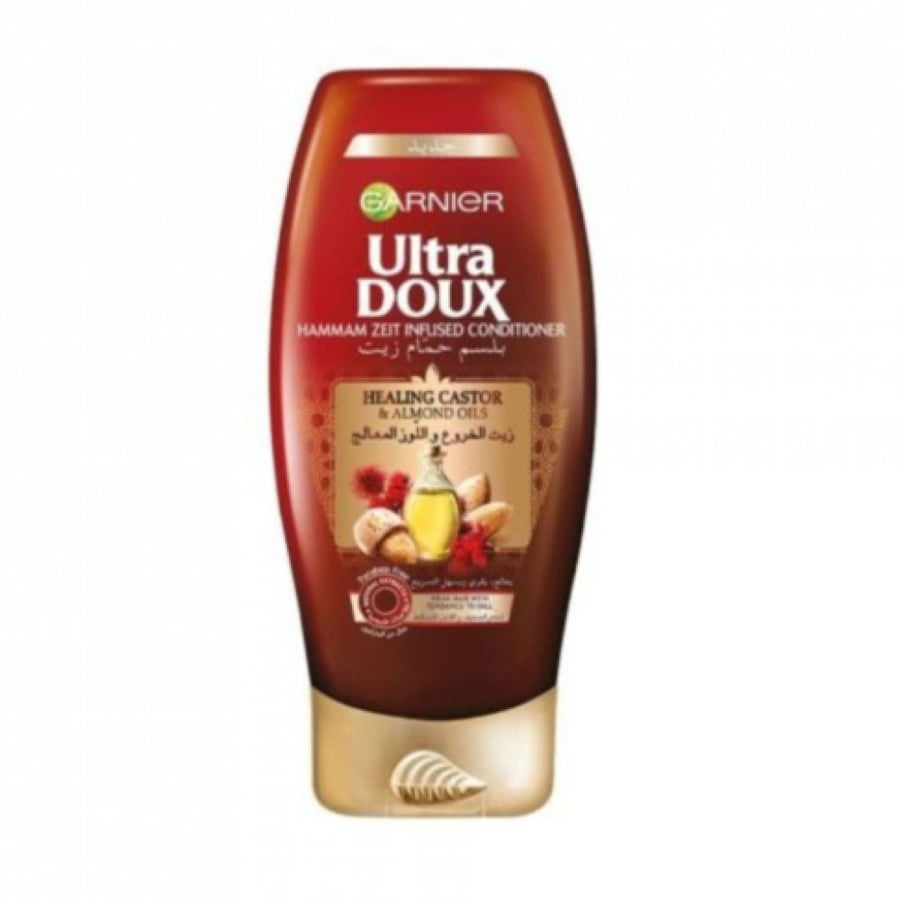 غارنييه اولترا بلسم زيت الخروع و اللوز المعالج 400ml