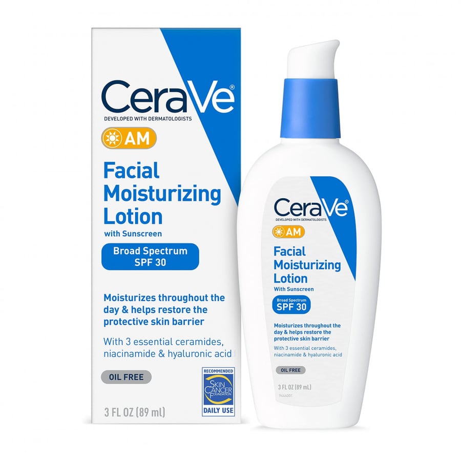 لوشن النهار مرطب للوجه مع واقي شمس من سيرافي - 89ml