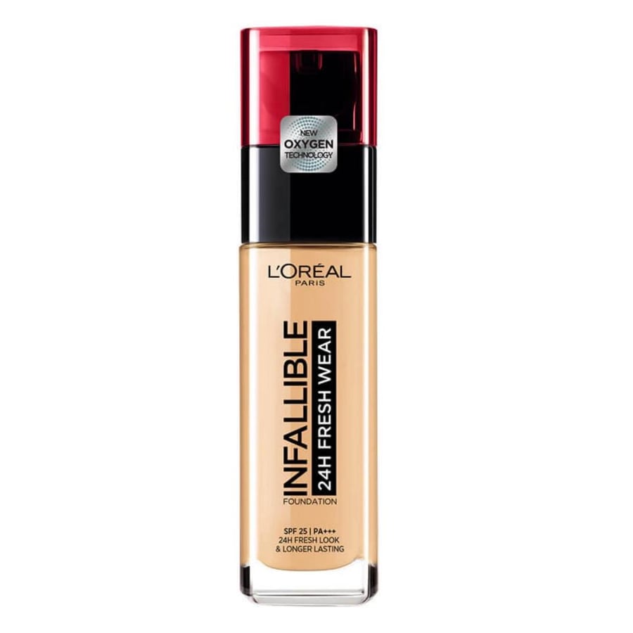Liquid foundation Infallible Fresh Wear lasts 24 hours from L'Oreal Paris 30 ml – 120 Vanilla