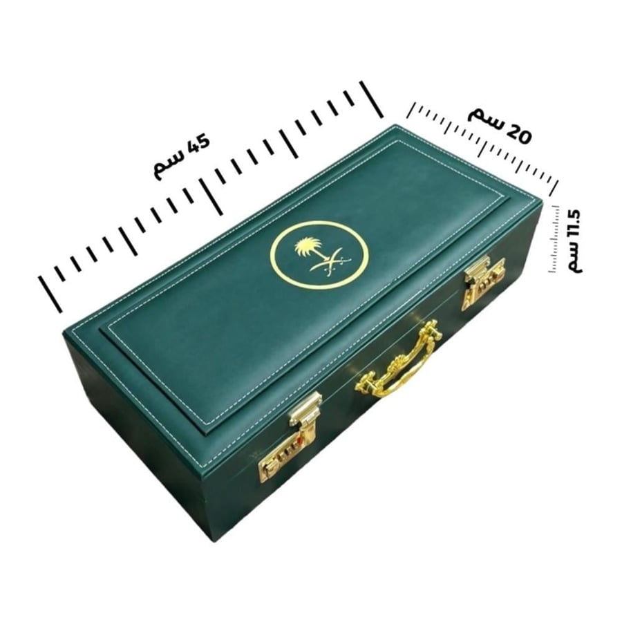 Leather incense box - capacity 1.5 kilograms