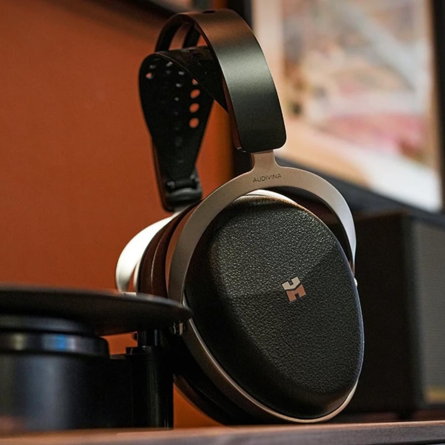 HIFIMAN AUDIVINA LE Stealth Magnet Open-Back Over-Ear Full-Size Planar Magnetic Hi-Fi Headphones
