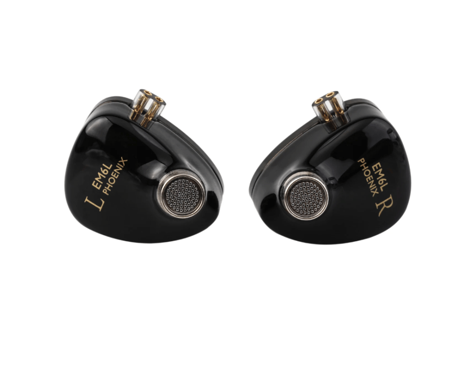 SIMGOT EM6L 1DD + 4BA Hybrid Driver In-ear Monitor HiFi IEM Earphone with Detachable OFC Silver Cable for Musician Audiophile