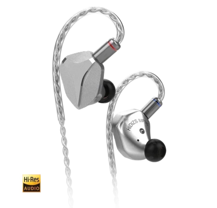 Hidizs MP145 HiFi In-Ear IEMs Earphone Ultra-large Planar Magnetic Monitors Wired Headphone Detachable Cable & Durable 2pin Plug