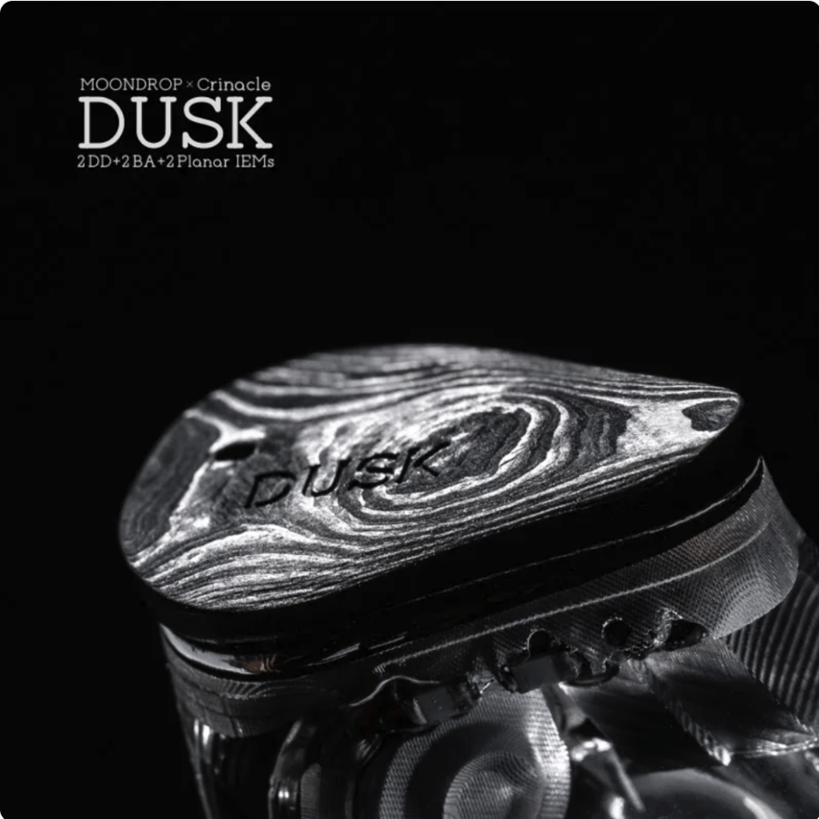 Moondrop x Crinacle Dusk IEMs 2DD+2BA+2Planar Earphones with 0.78 2 Pin 3.5mm/USB-C Plug
