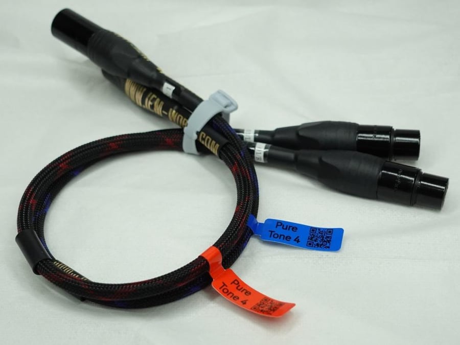 Model : Pure Tone 4 - X / XLR Balanced Cable - Copper OFC - Audio Cable / DAC AMP / Custom