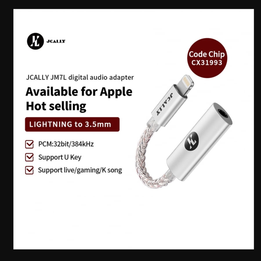 JCALLY JM7 - Lightning - خاص لأجهزة Apple