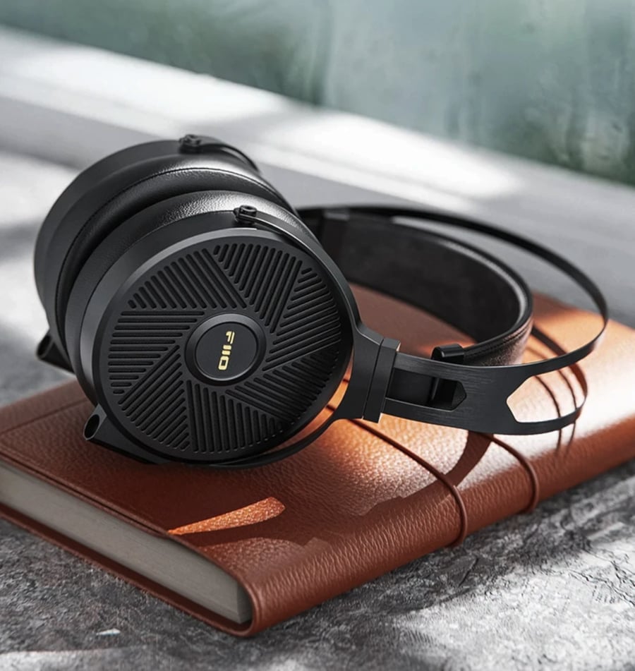 FiiO FT5 HiFi Audio 90mm Planar Magnetic Headphones for Audiophiles/Studio, Great-Sounding, High Sensitivity Earpads