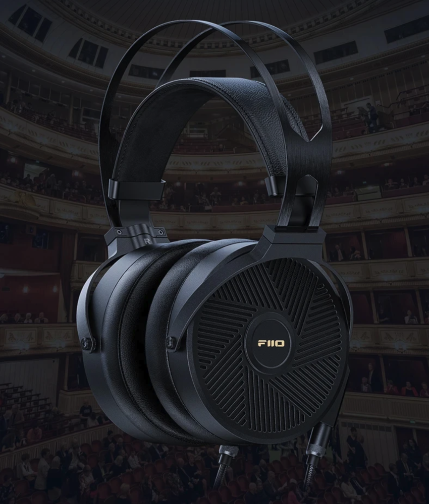 FiiO FT5 HiFi Audio 90mm Planar Magnetic Headphones for Audiophiles/Studio, Great-Sounding, High Sensitivity Earpads