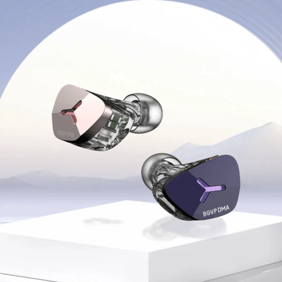 BGVP DMA 1DD+2BA+2BCD Hybrid IEMs HiFi PZT Bone Conduction in-ear Earphone HIFI Headset Wired Hybrid Driver Earphones Headphone