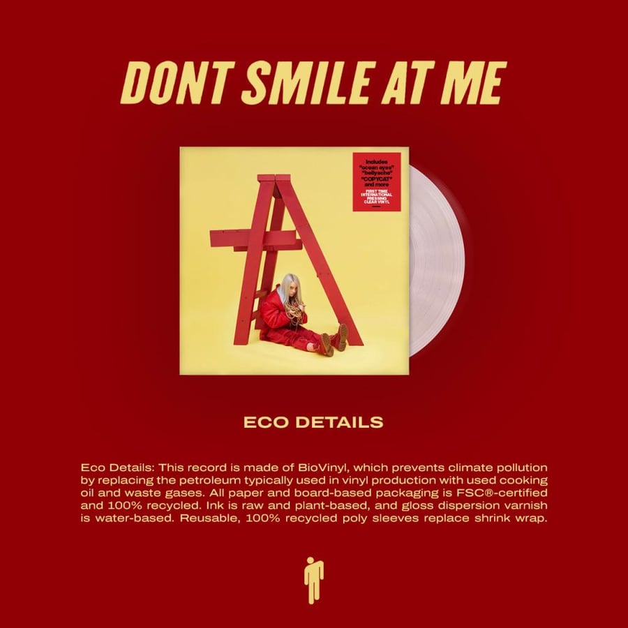 DONT SMILE AT ME [FIRST INTL PRESSING IN CLEAR]