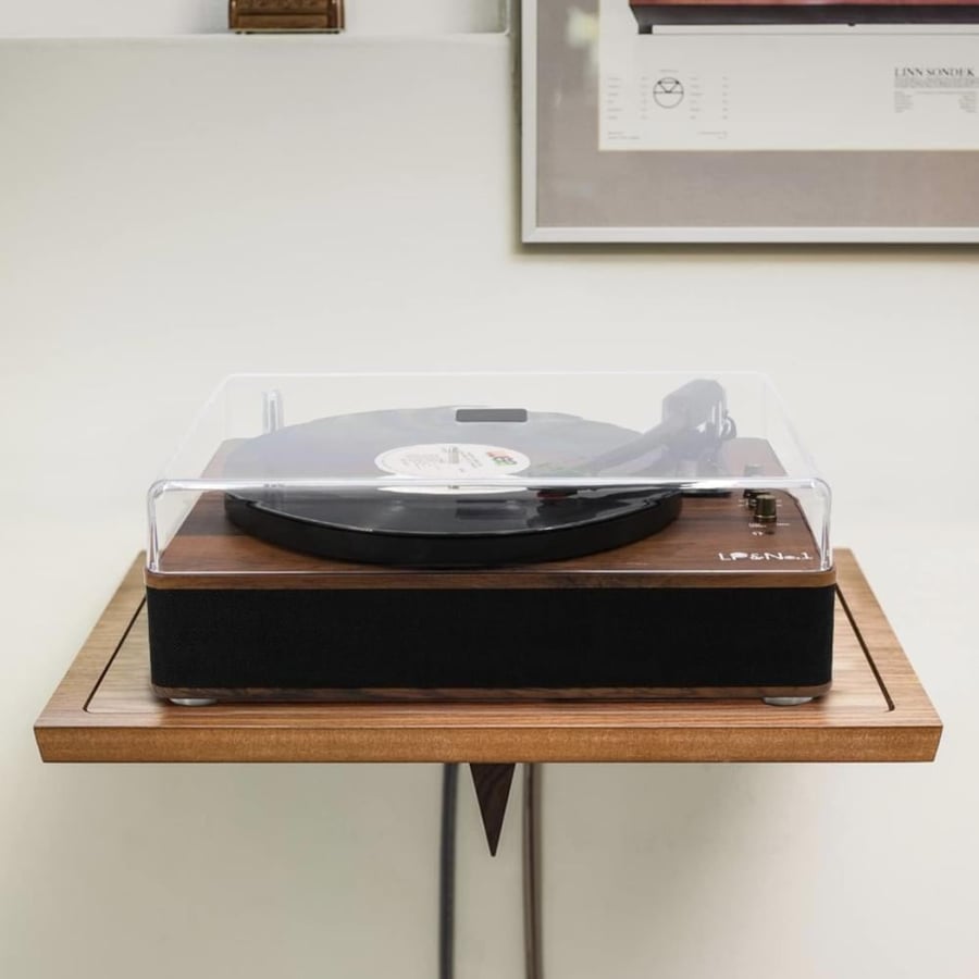 LP&No.1 Record Player with Stereo Speakers