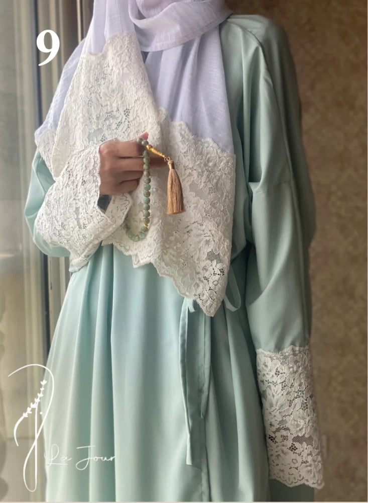 شرشف صلاة لف جبير ودانتيل (حبة)