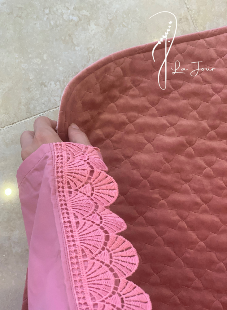 شرشف صلاة لف جبير وردي