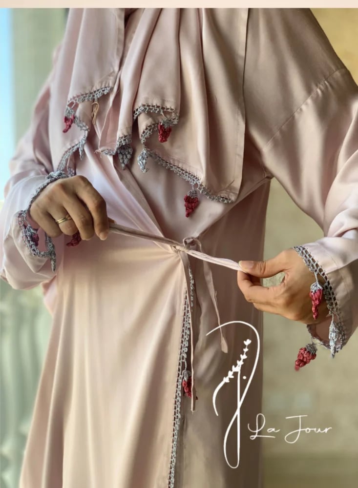 شرشف صلاة لف كروشيه (حبة واحد)
