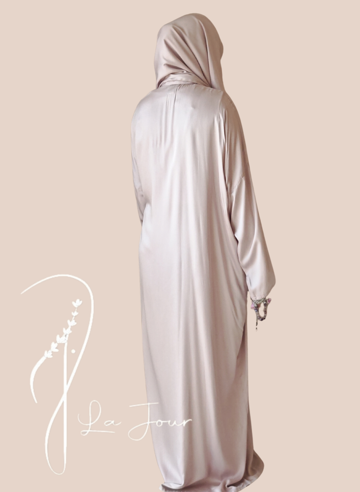 شرشف صلاة لف موف فاتح كروشيه