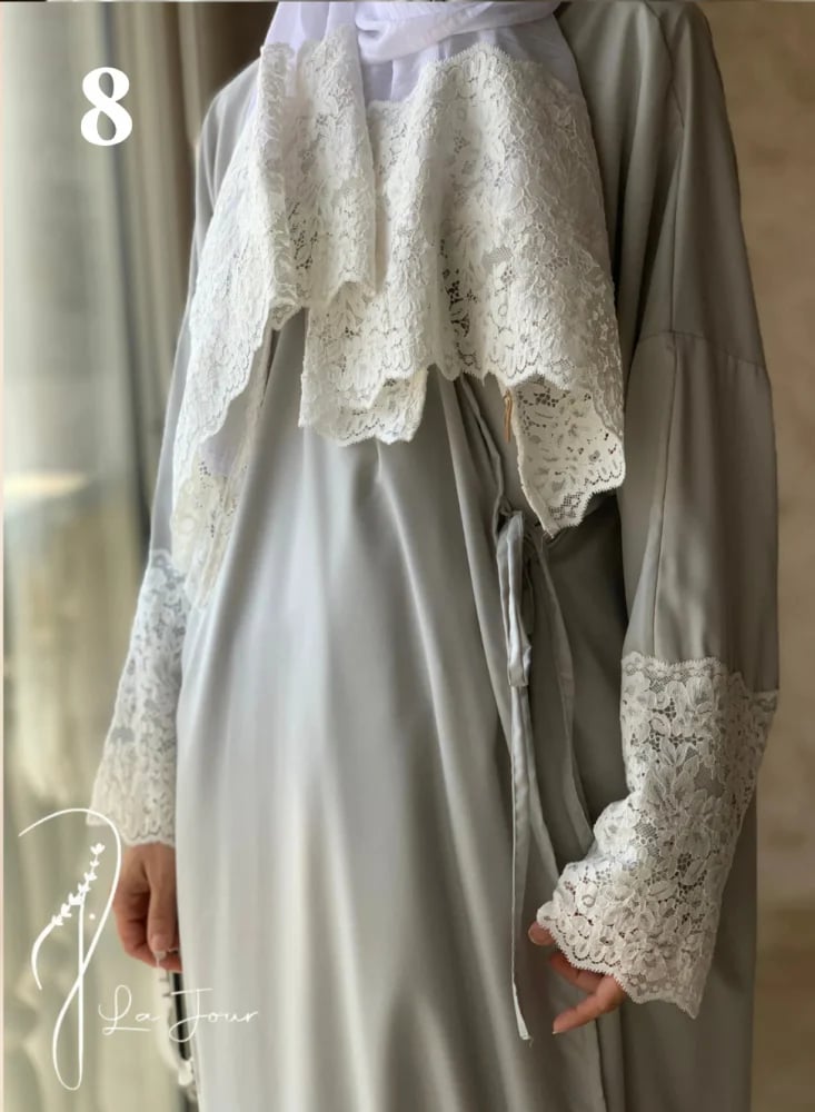 شرشف صلاة لف جبير ودانتيل (حبة)