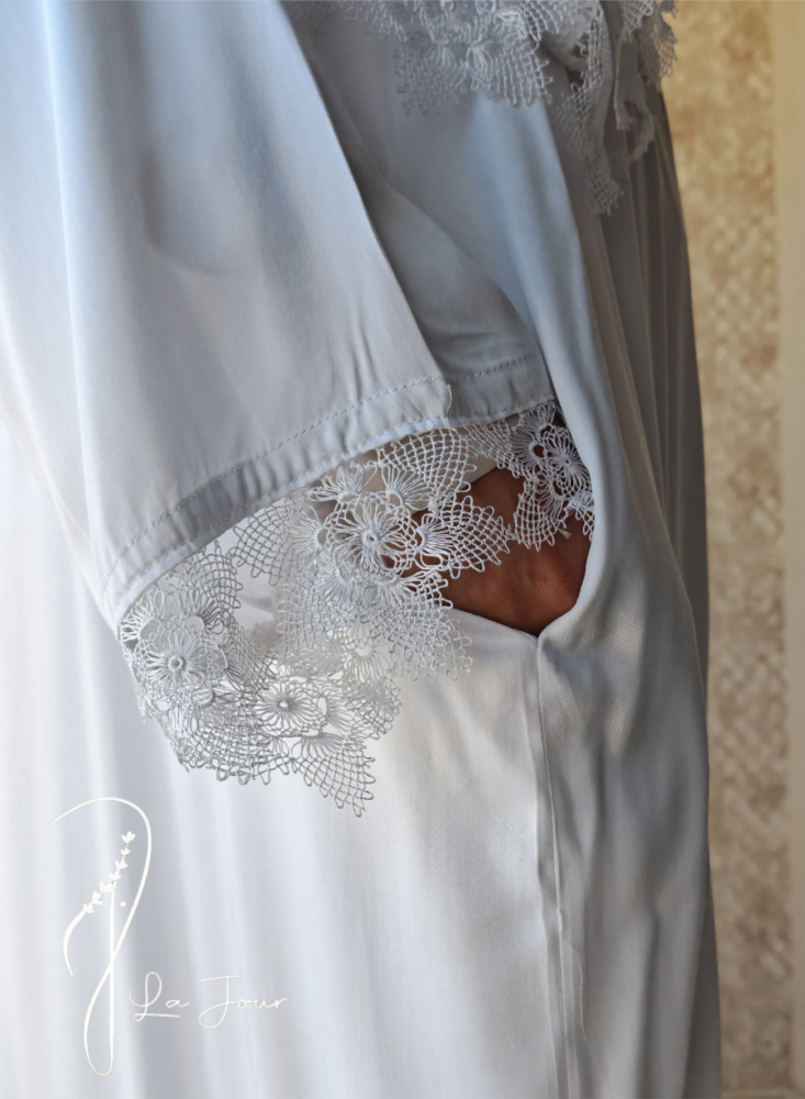 شرشف صلاة لف ابيض ستان اويا من لاجور
