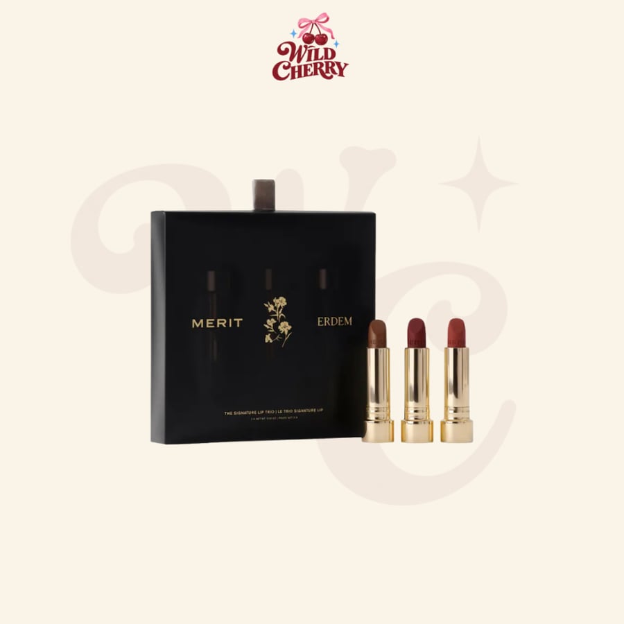 MERIT x Erdem Signature Lip Gift Set