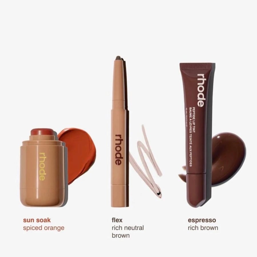 rhode the edits BLUSH + LIP TRIO