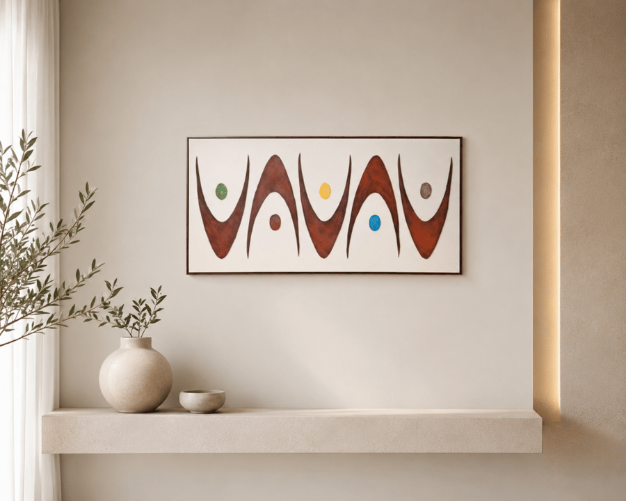 لوحة حائط طولية مقاس 70 × 140 سم